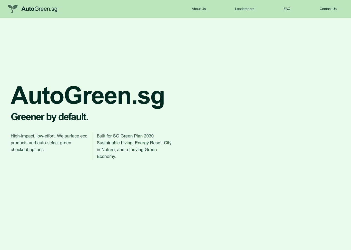 AutoGreen.sg preview