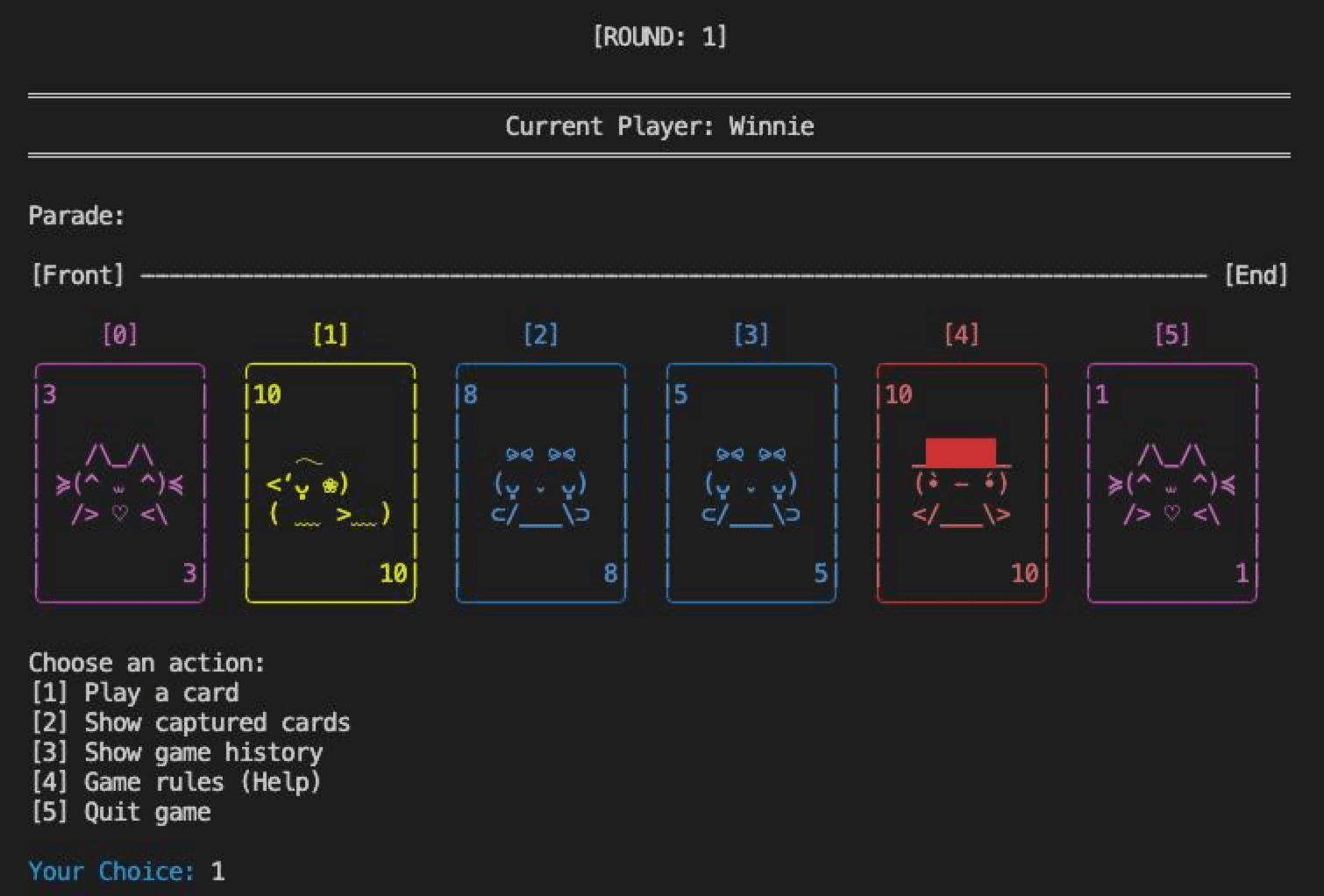 Parade Card Game preview